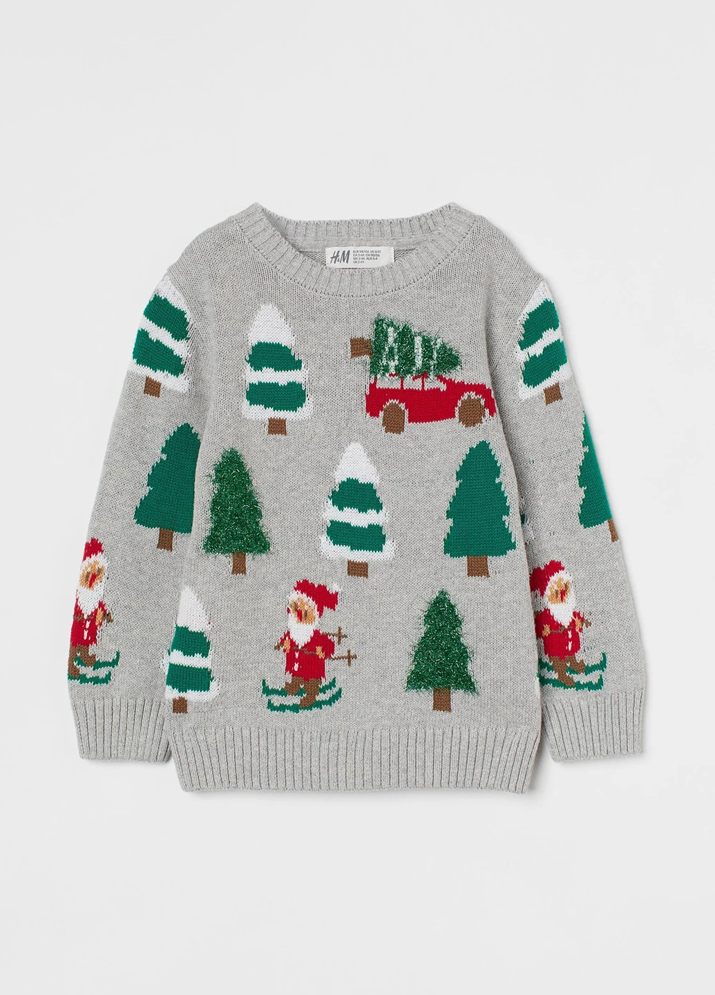 Серый демисезонный джемпер джемпер H&M