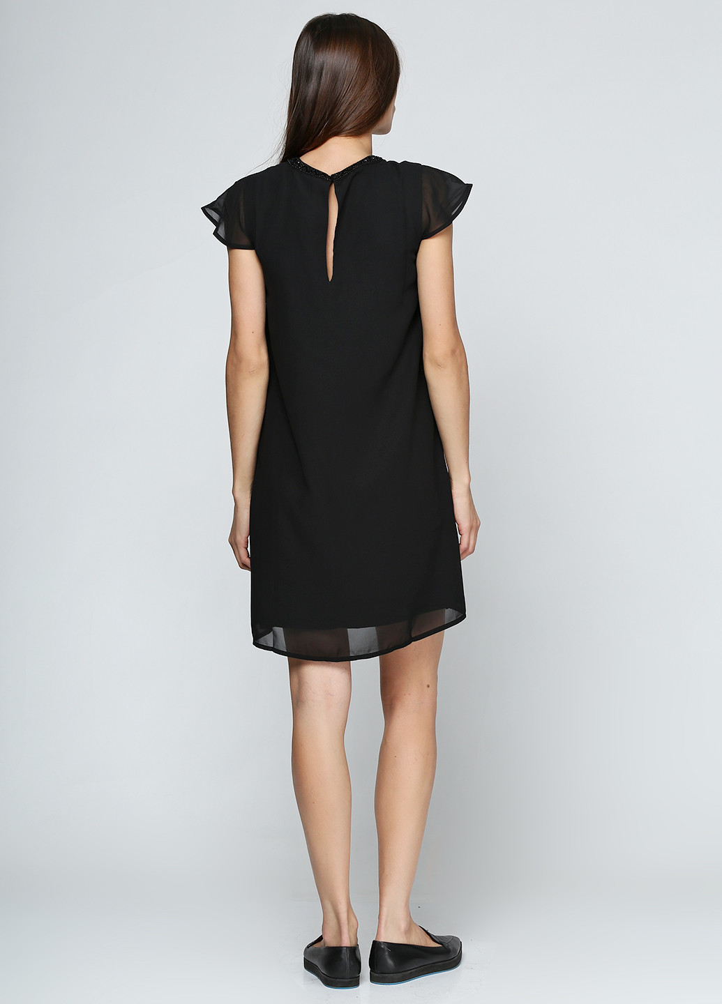 Чорна кежуал сукня а-силует Vero Moda однотонна