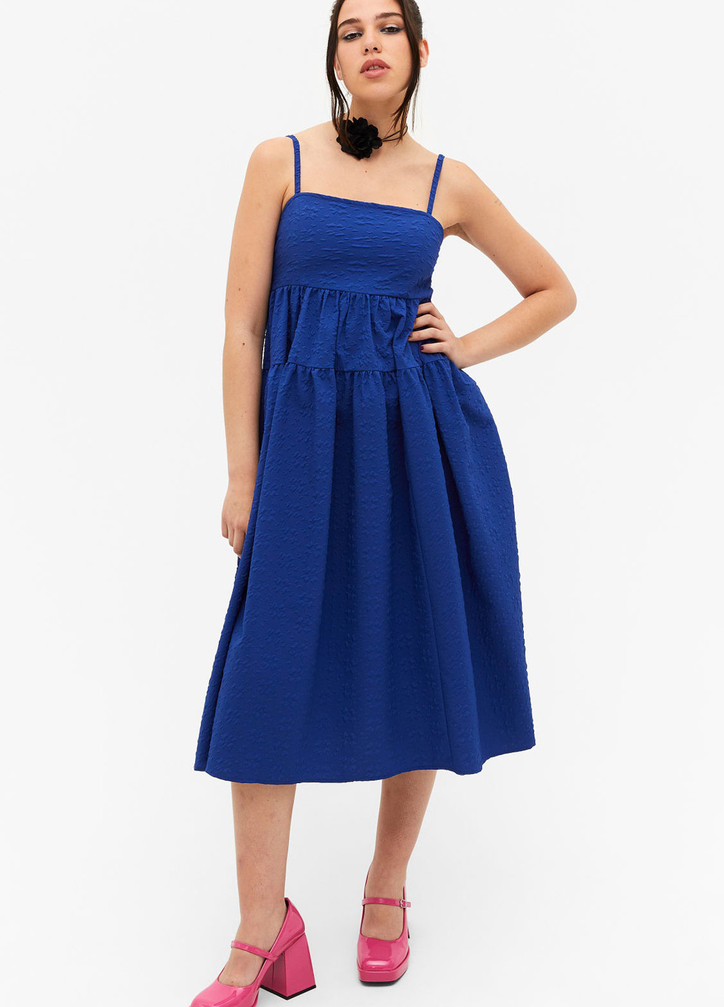 Летний женский сарафан Monki однотонный