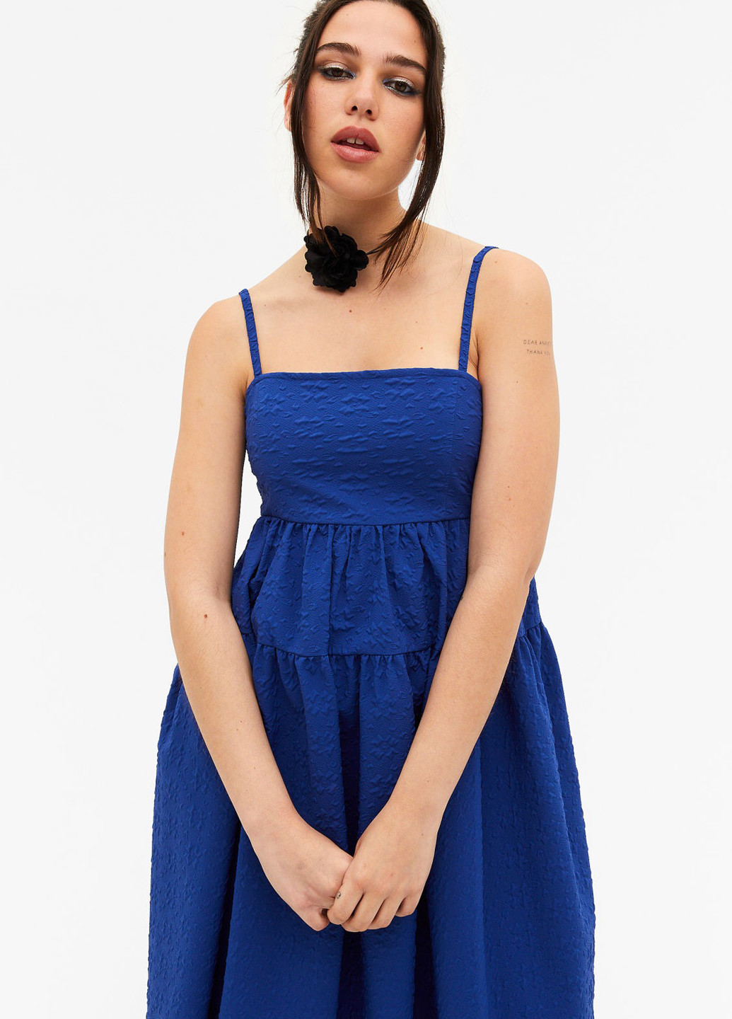 Летний женский сарафан Monki однотонный