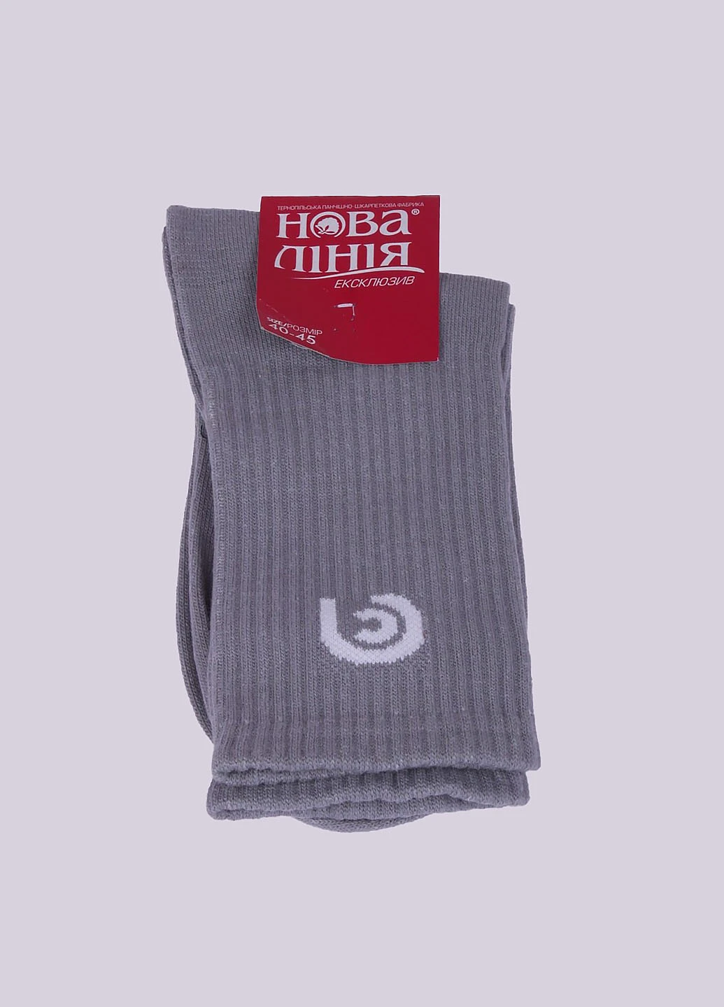 Сірі шкарпетки Нова Лінія однотонні (246233021)