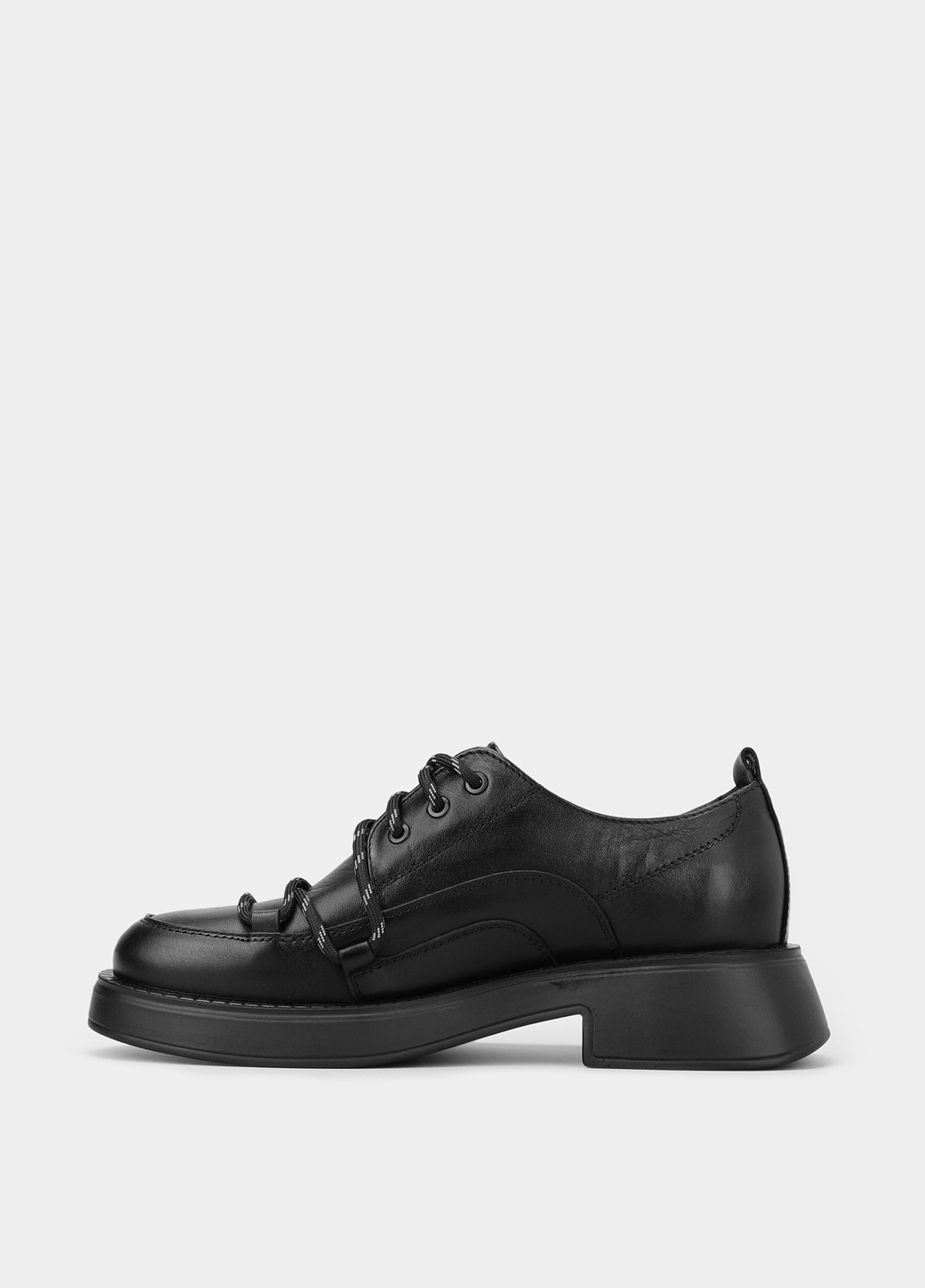 Braska Туфлі дербі чорний з натуральна шкіра, — демісезон (327368799)