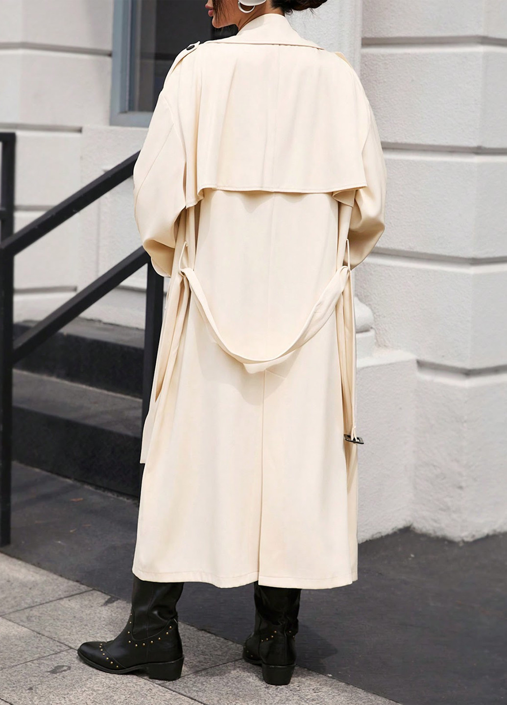 Плащ SHEIN тренчкот на пуговицах демисезон (323464931)