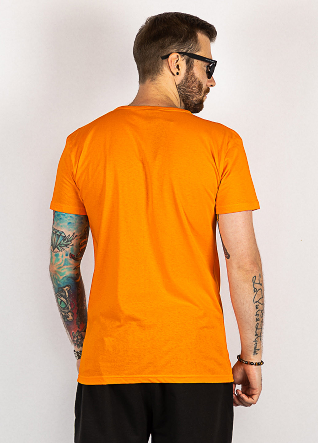 Оранжевая футболка Time of Style