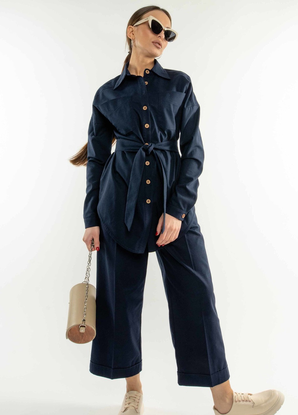 Сорочка Рі Марі Дейо РУ 0221 темно-синій Ри Мари (235753350)