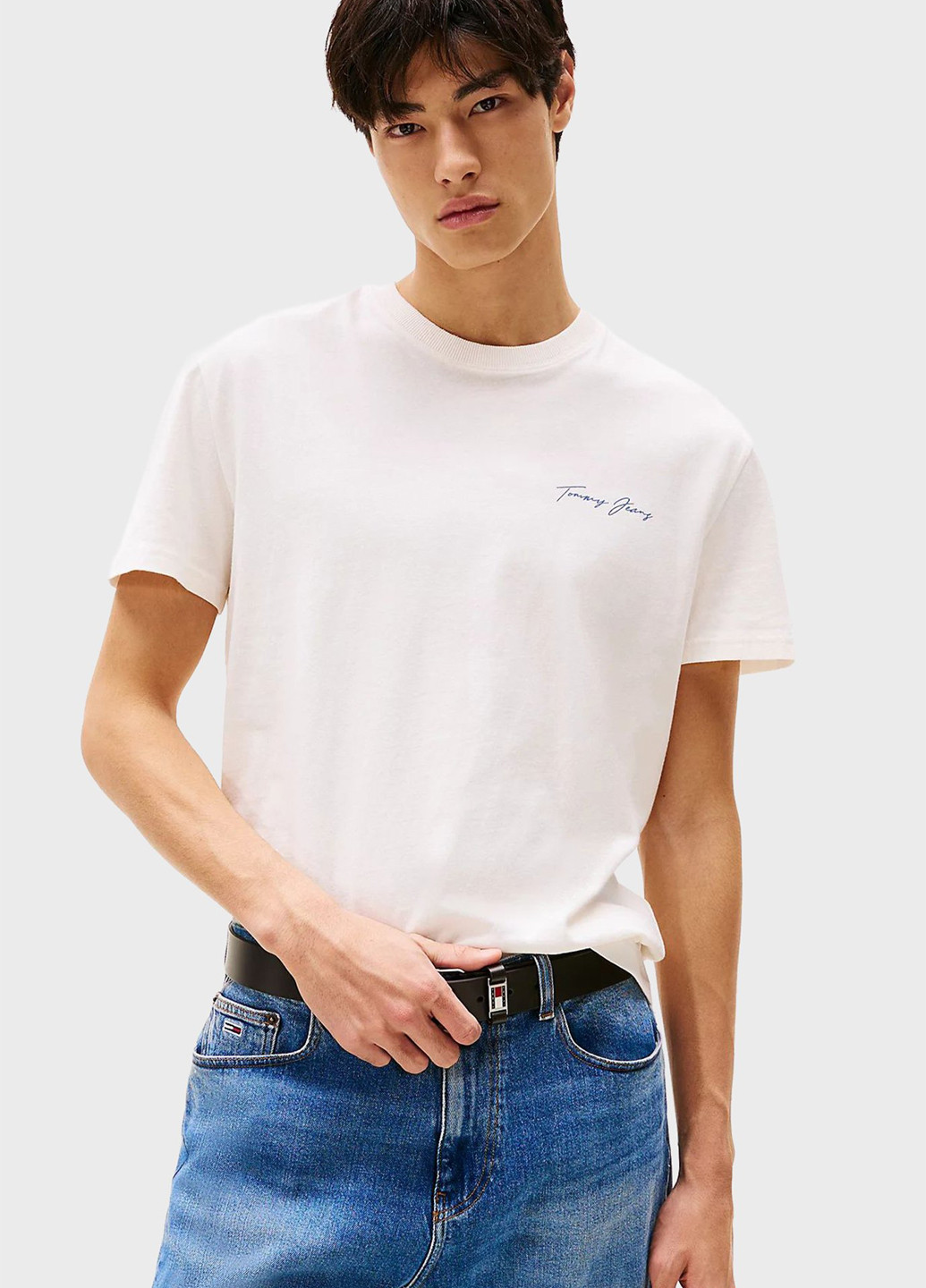 Біла футболка Tommy Jeans