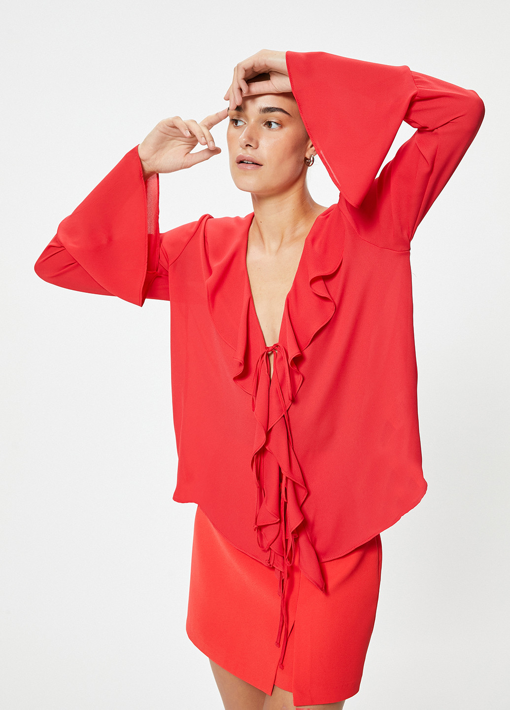 Коралова блуза KOTON