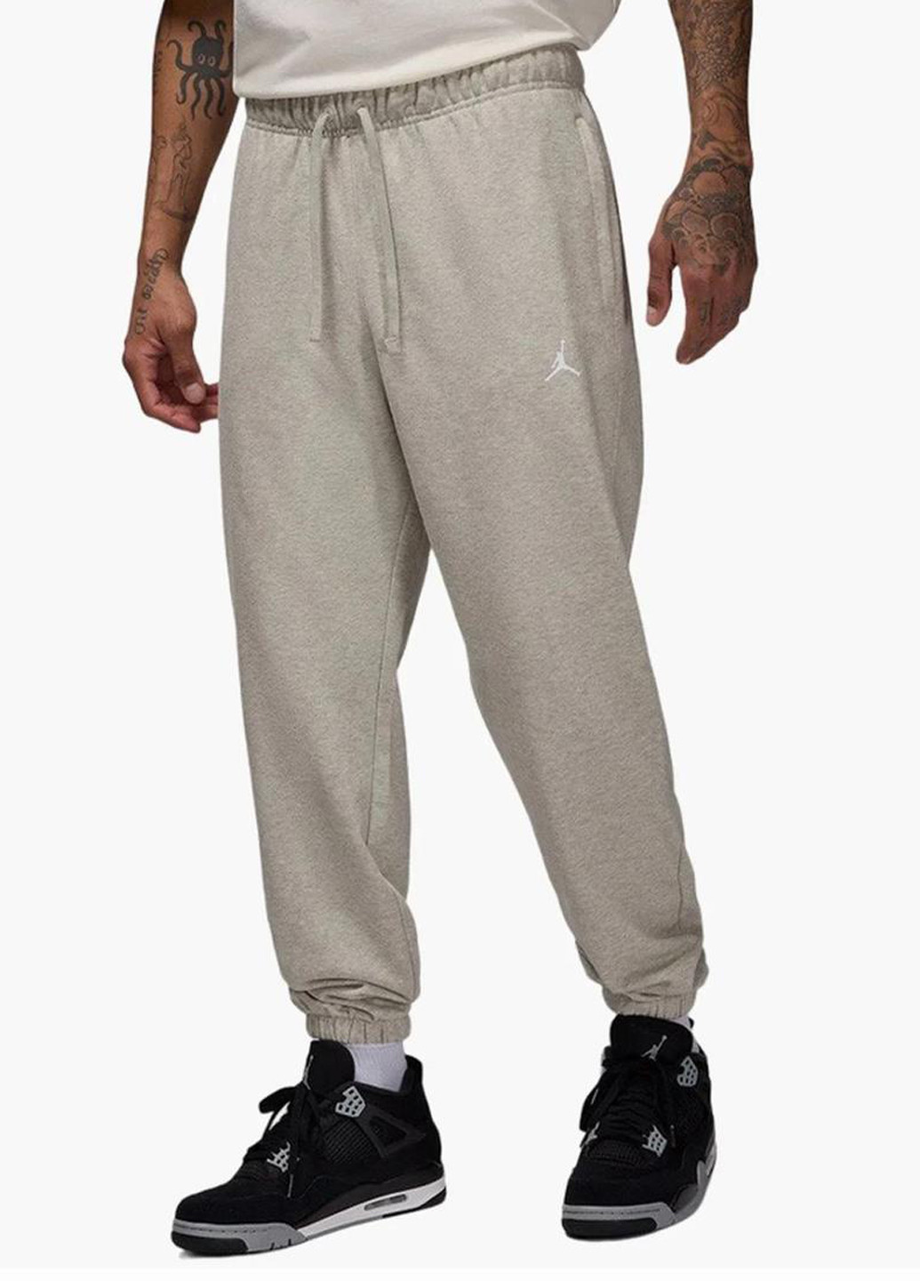 Бежевые спортивные, кэжуал демисезонные джоггеры брюки Jordan