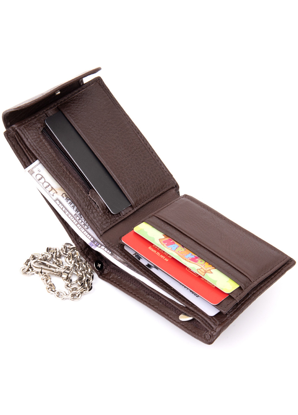 Портмоне унісекс з ланцюжком 11х9х1 см Vintage (232989242)