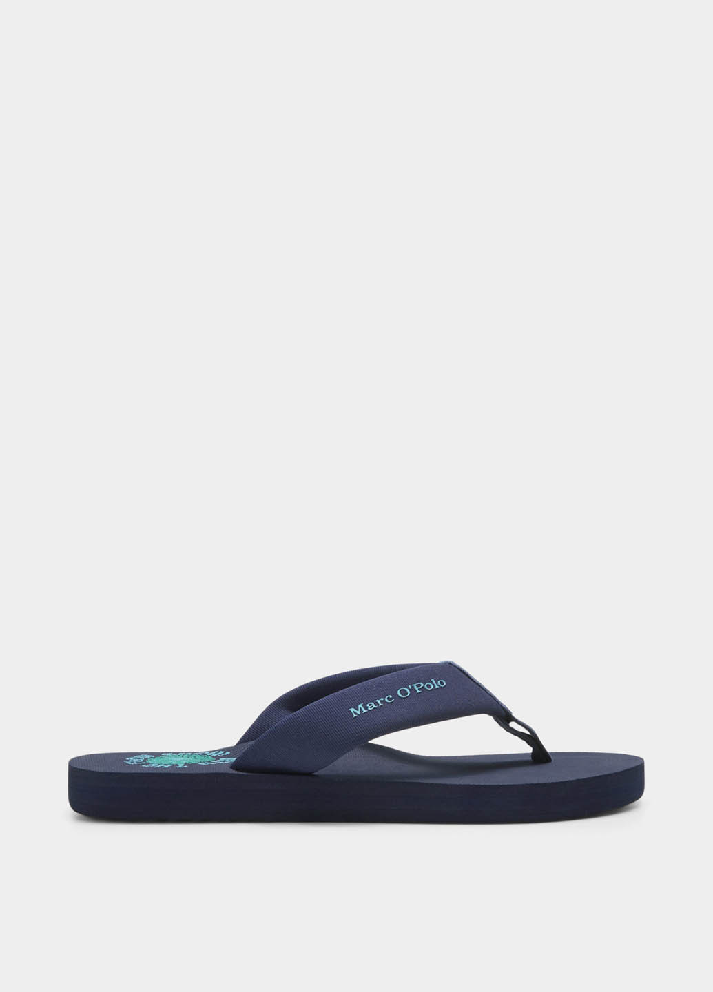 Синие кэжуал вьетнамки Marc O'Polo с логотипом