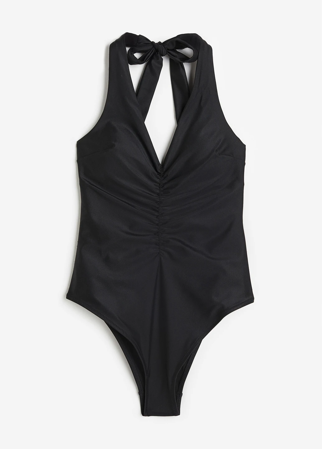 Черный летний купальник слитный, танк H&M