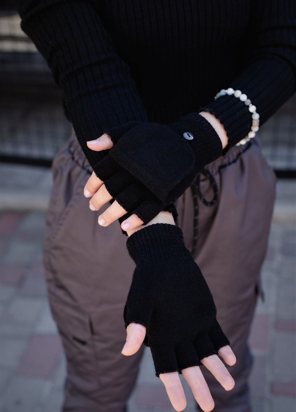 Перчатки Button Without (254171671)