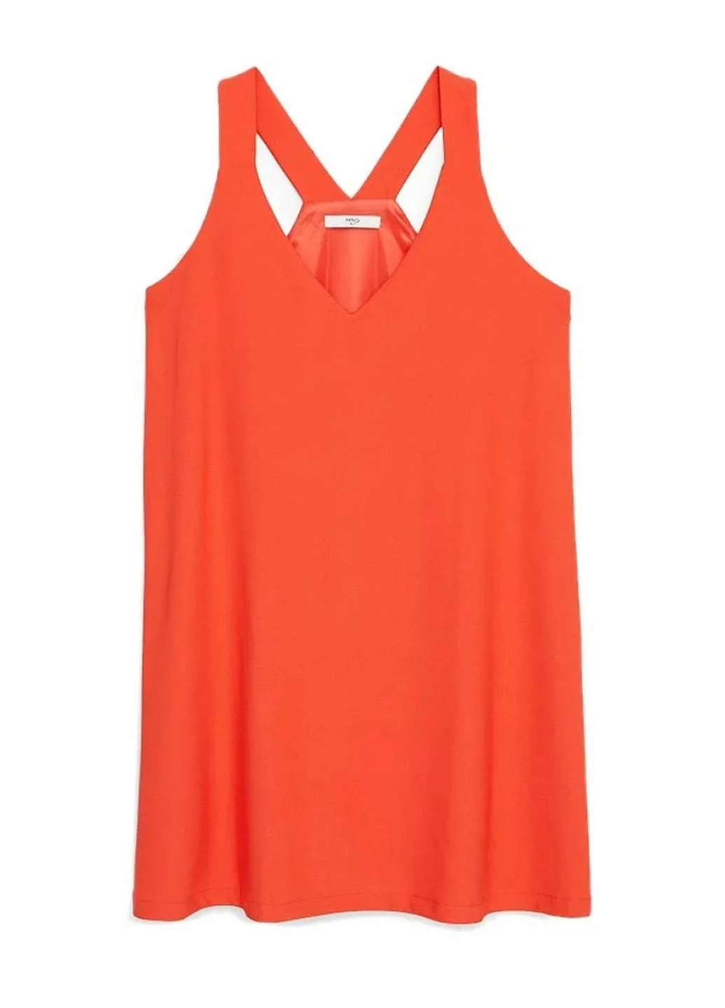 Красное кэжуал платье Mango