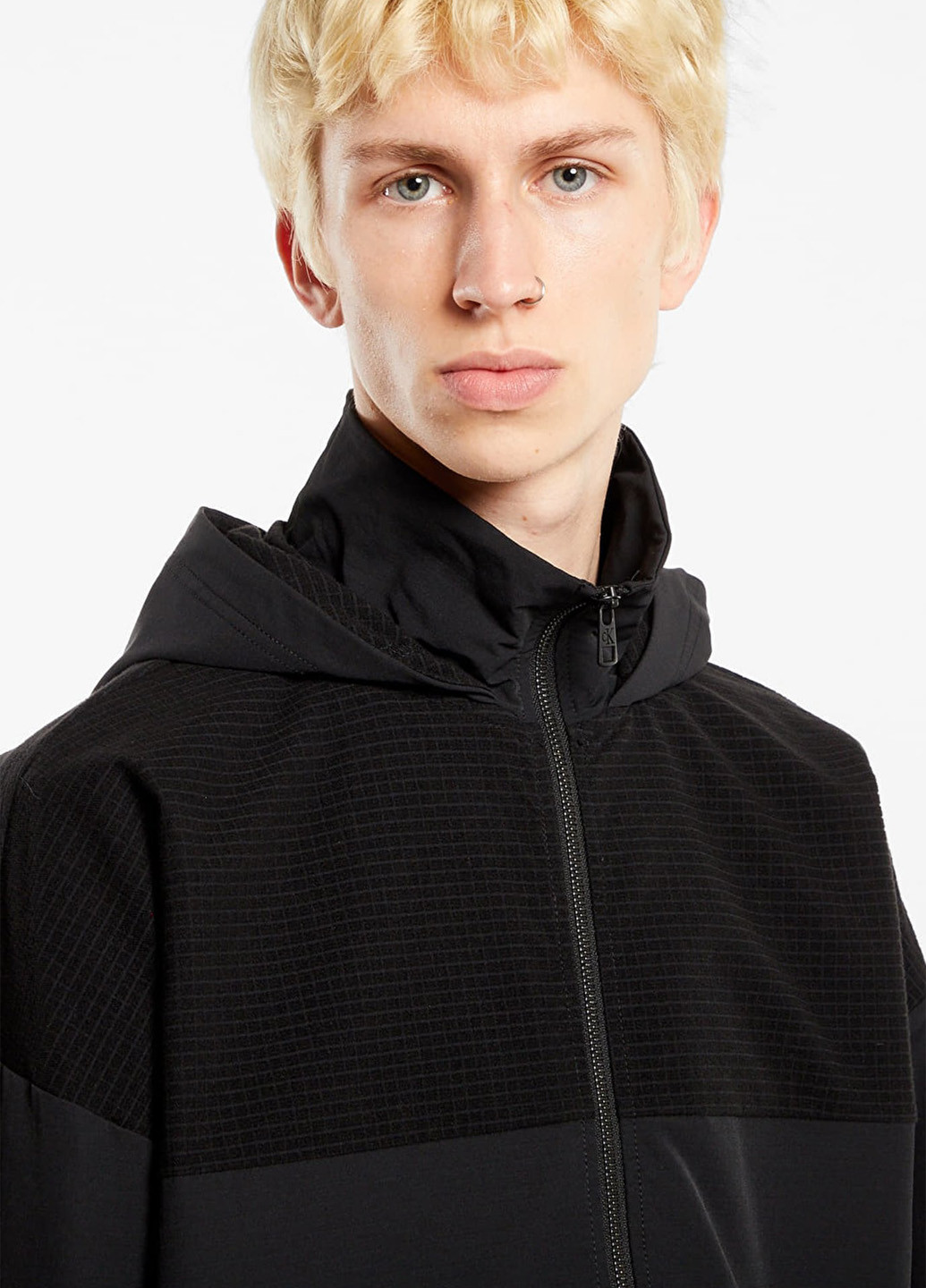 Чорна демісезонна вітровка Calvin Klein Jeans