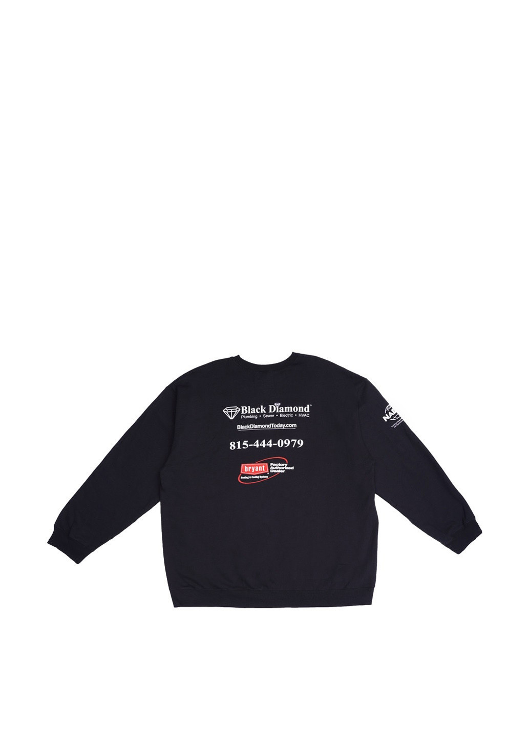 Чорний світшот Port & Company малюнок без декору (361960025)