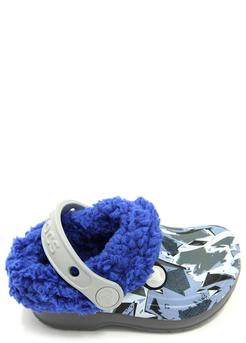 Серые сабо для мальчиков blitzen iii graphic clog k Crocs