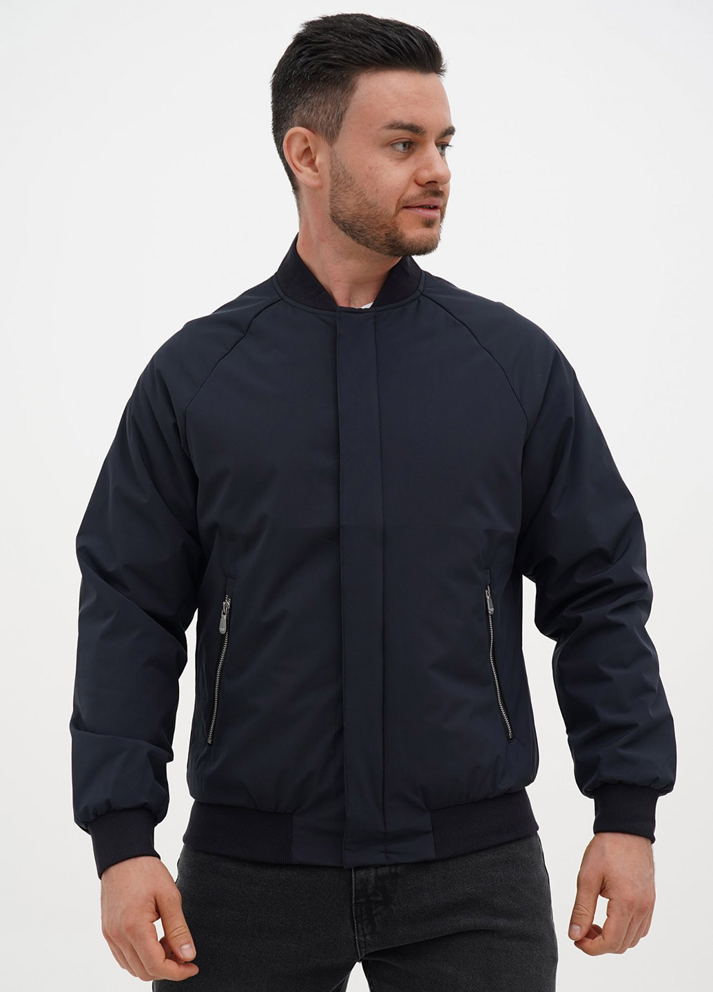 Бомбер Trend Collection на молнии, на кнопках (303730773)