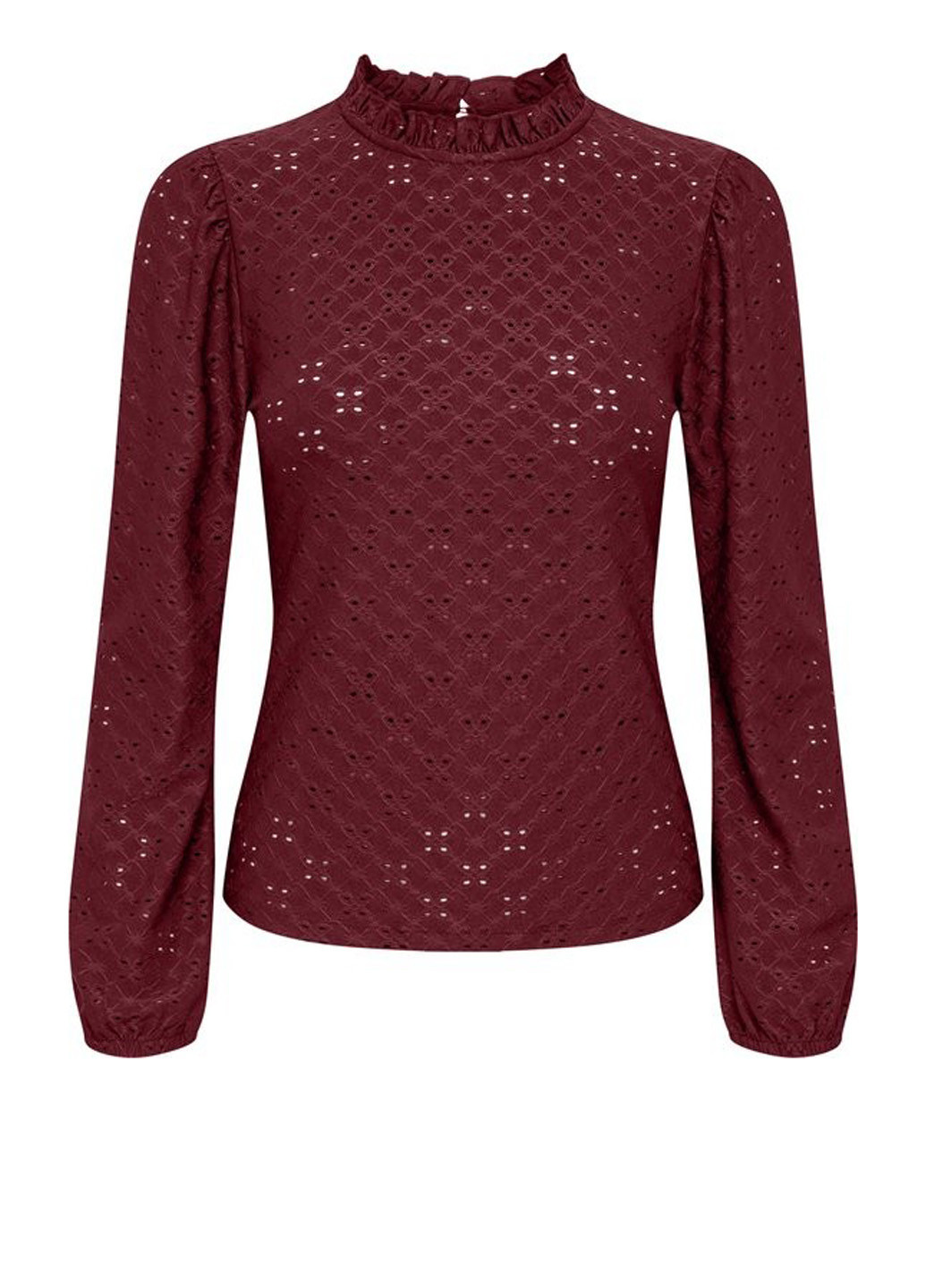 Бордовая блуза Only