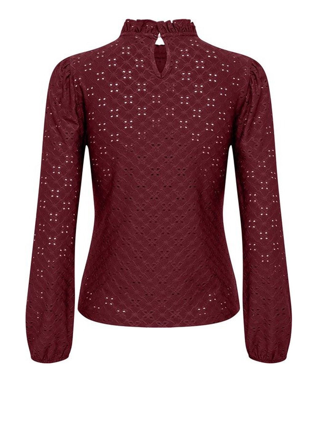 Бордовая блуза Only