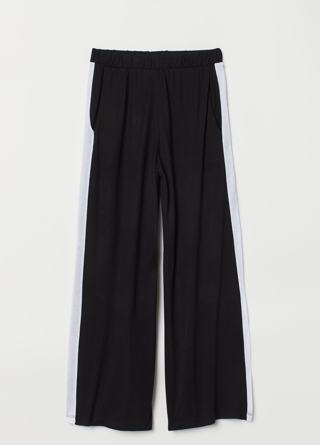 Черно-белые летние брюки H&M