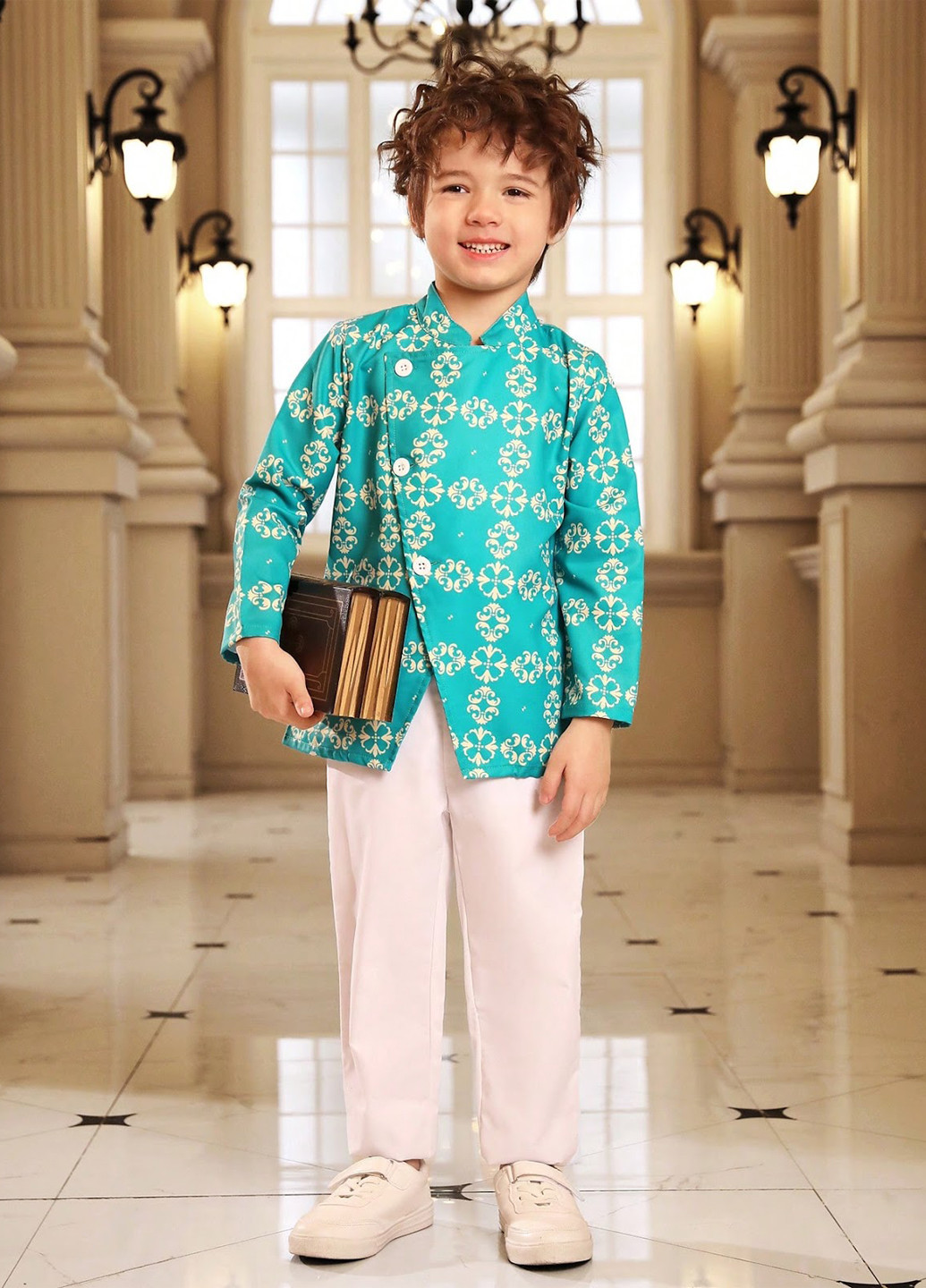 Комбінований демісезонний костюм (піджак, штани) SHEIN