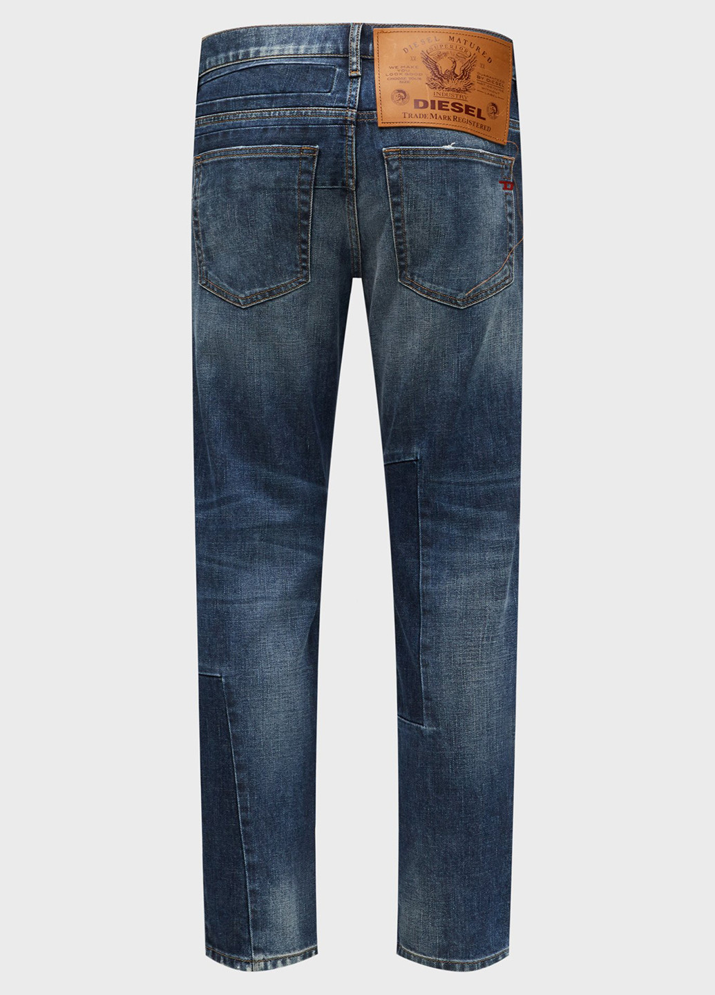 Синие демисезонные прямые джинсы Diesel