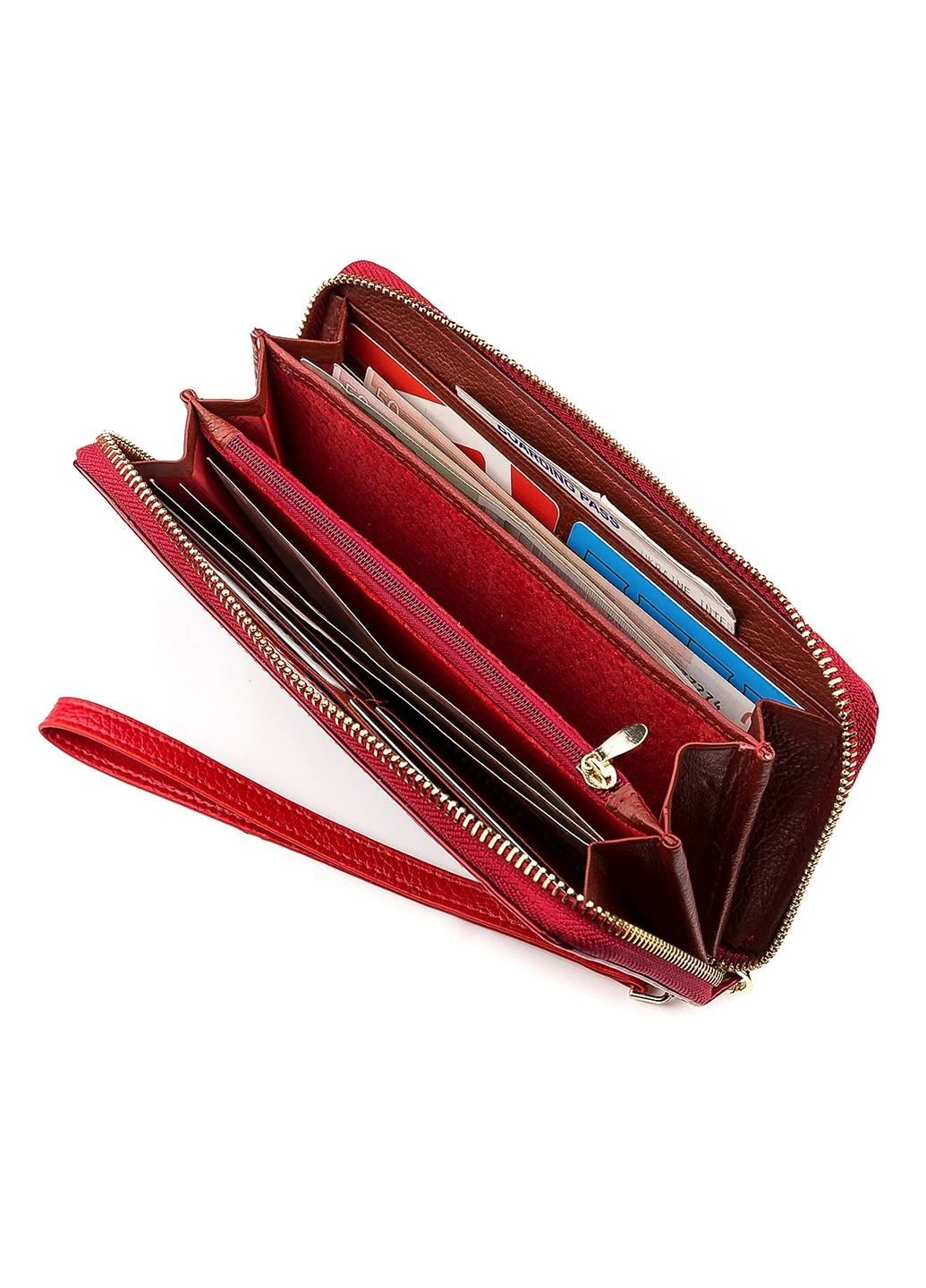 Женский кожаный кошелек 19,5х10х2 см st leather (229460627)