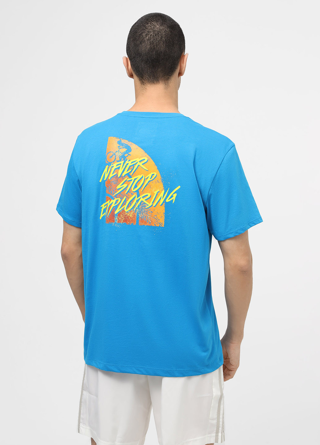 Синяя футболка The North Face