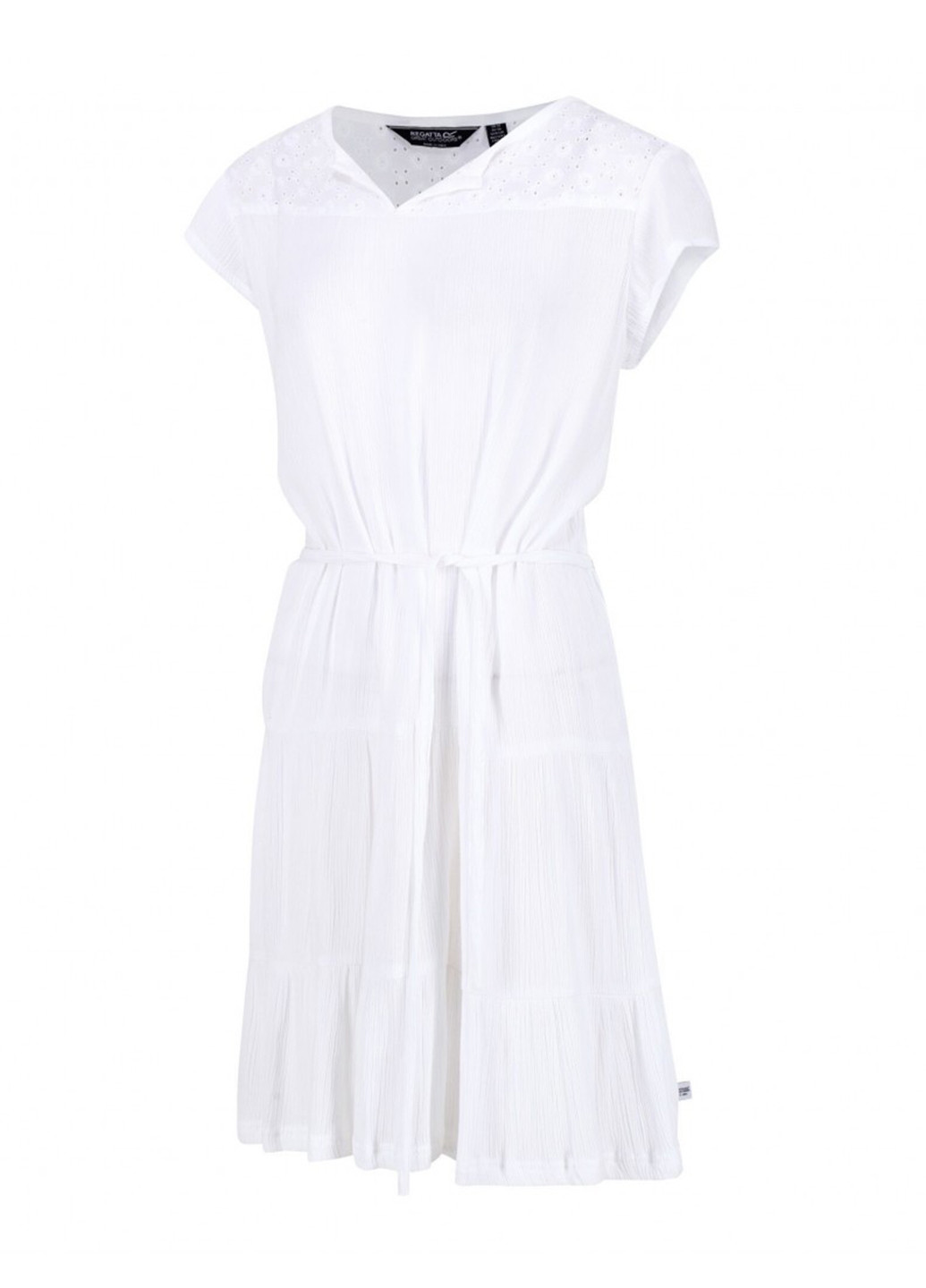 Белое кэжуал платье Regatta однотонное
