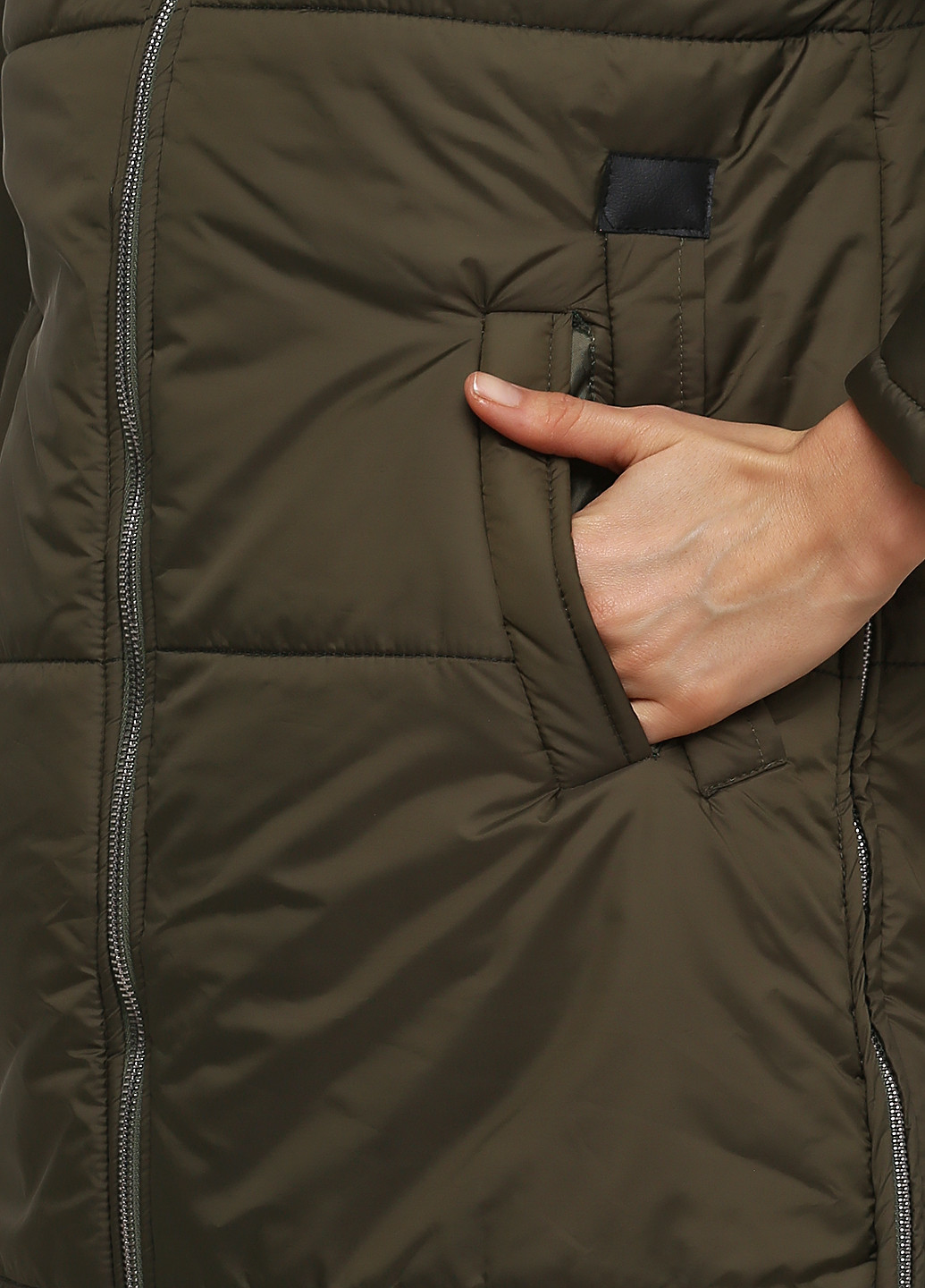Оливковая (хаки) демисезонная куртка Matteo Pitti
