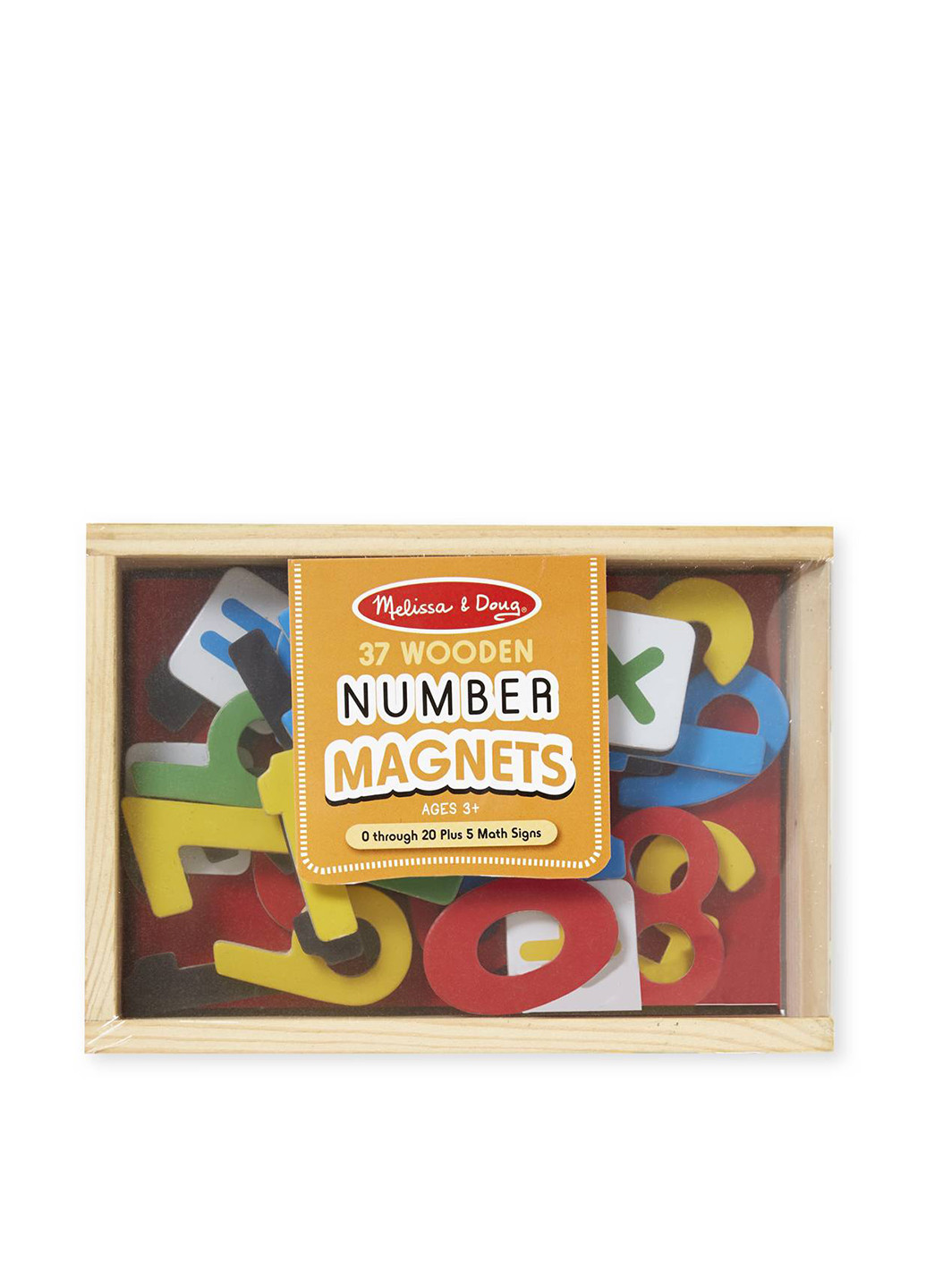 Магнитные деревянные цифры, 5,1х14х20,3 см Melissa & Doug (251317689)