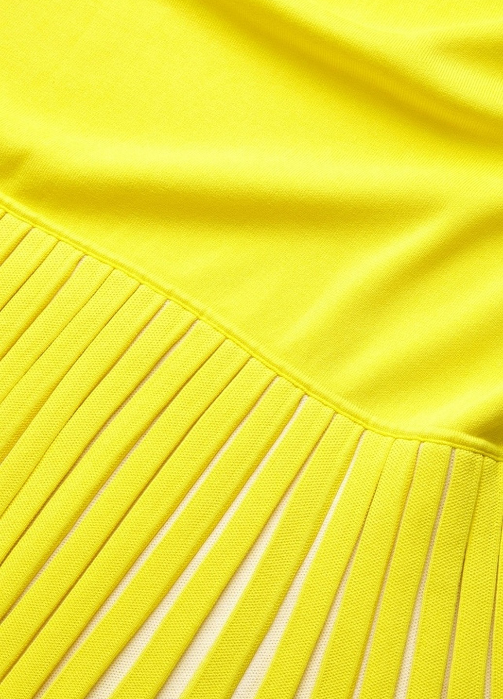 Желтая кэжуал однотонная юбка Cos