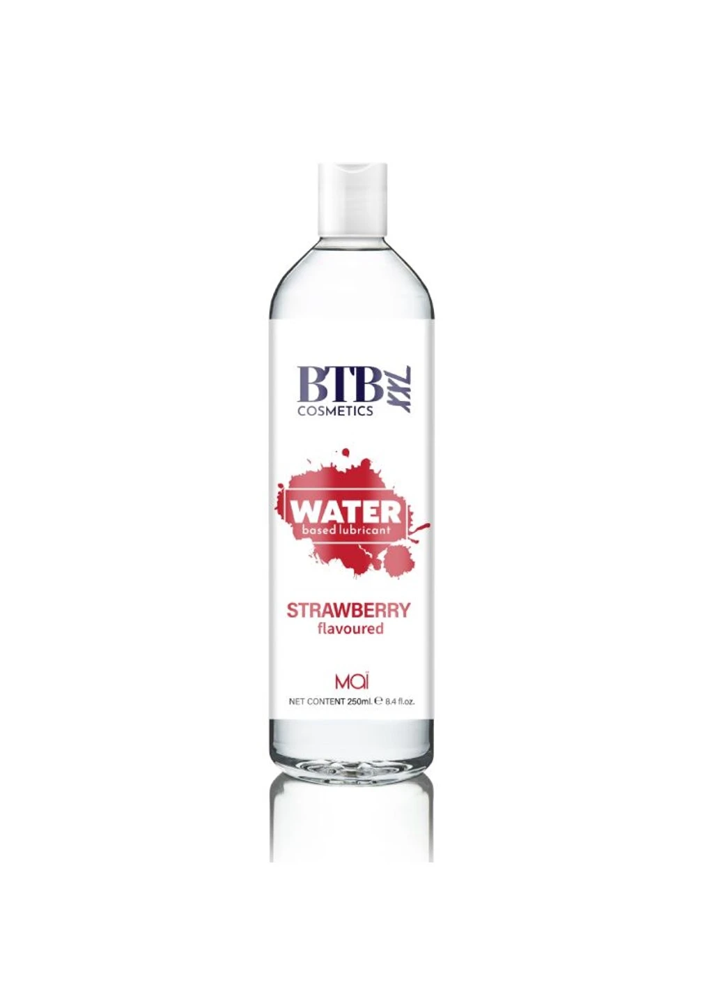 Змазка на водній основі FLAVORED STRAWBERRY з ароматом полуниці (250 мл) BTB (254785229)