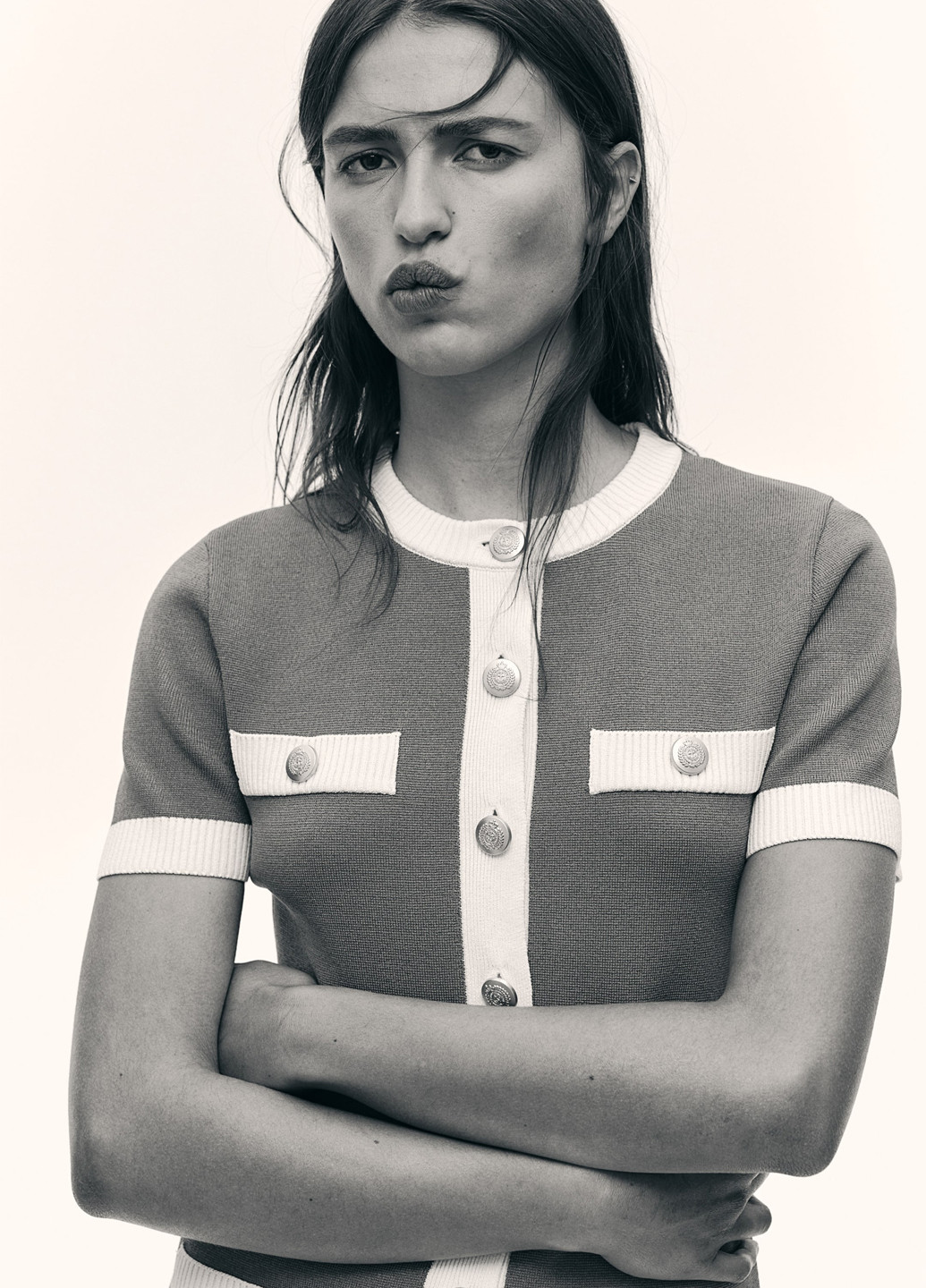 Сіра ділова, кежуал сукня H&M однотонна