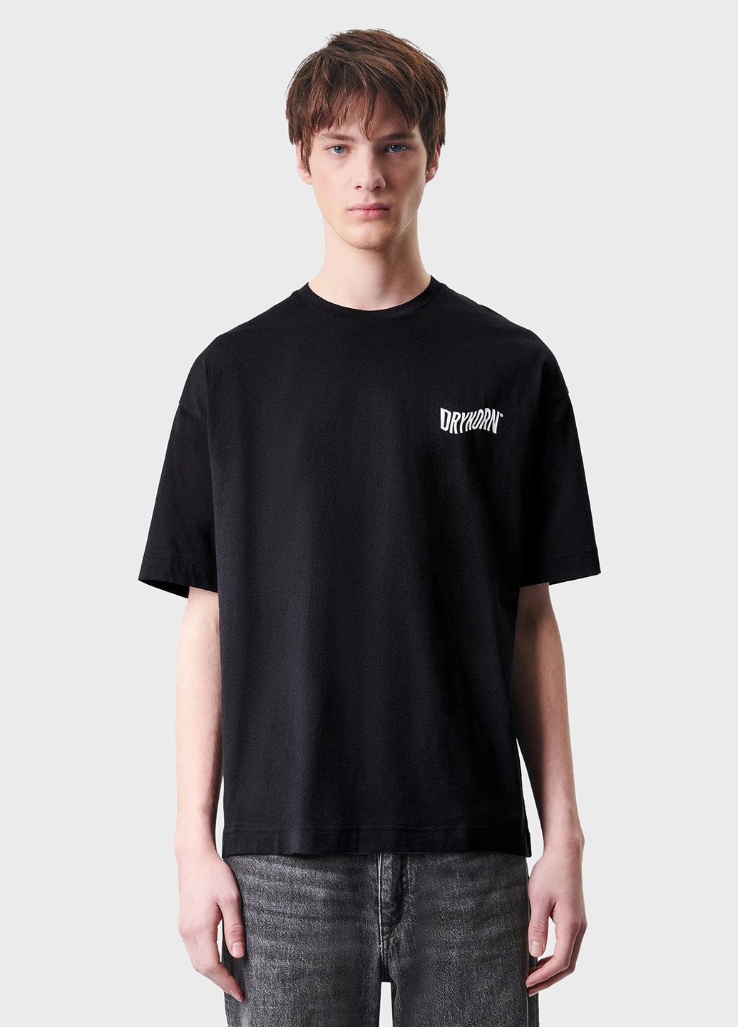 Черная футболка Drykorn