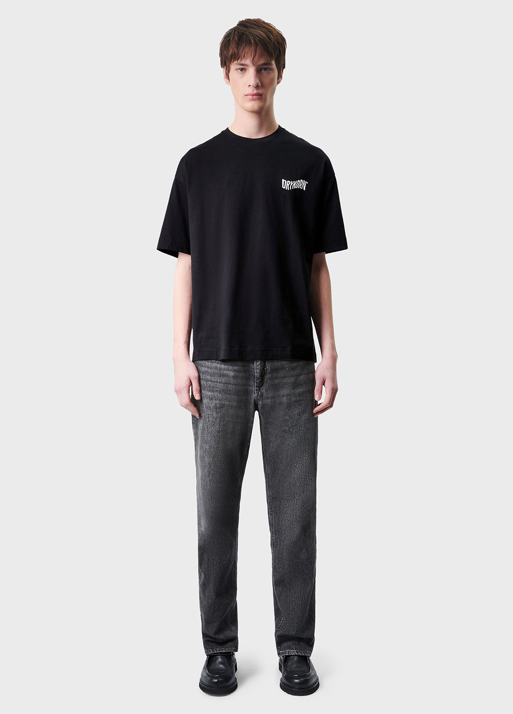 Черная футболка Drykorn