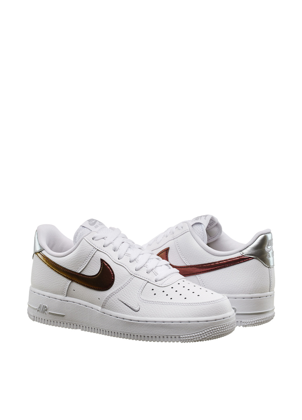 Белые всесезонные кроссовки fd0654-100 Nike AIR FORCE 1 07 LV8
