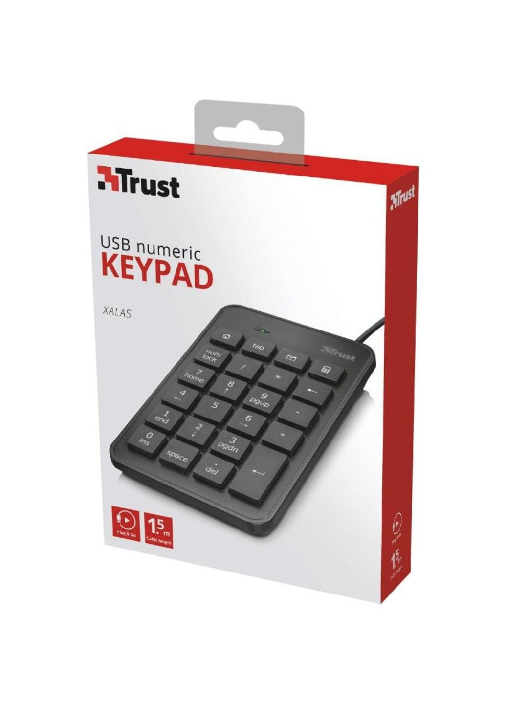 Клавиатура Xalas USb numeric keypad (22221) Trust (250604499)