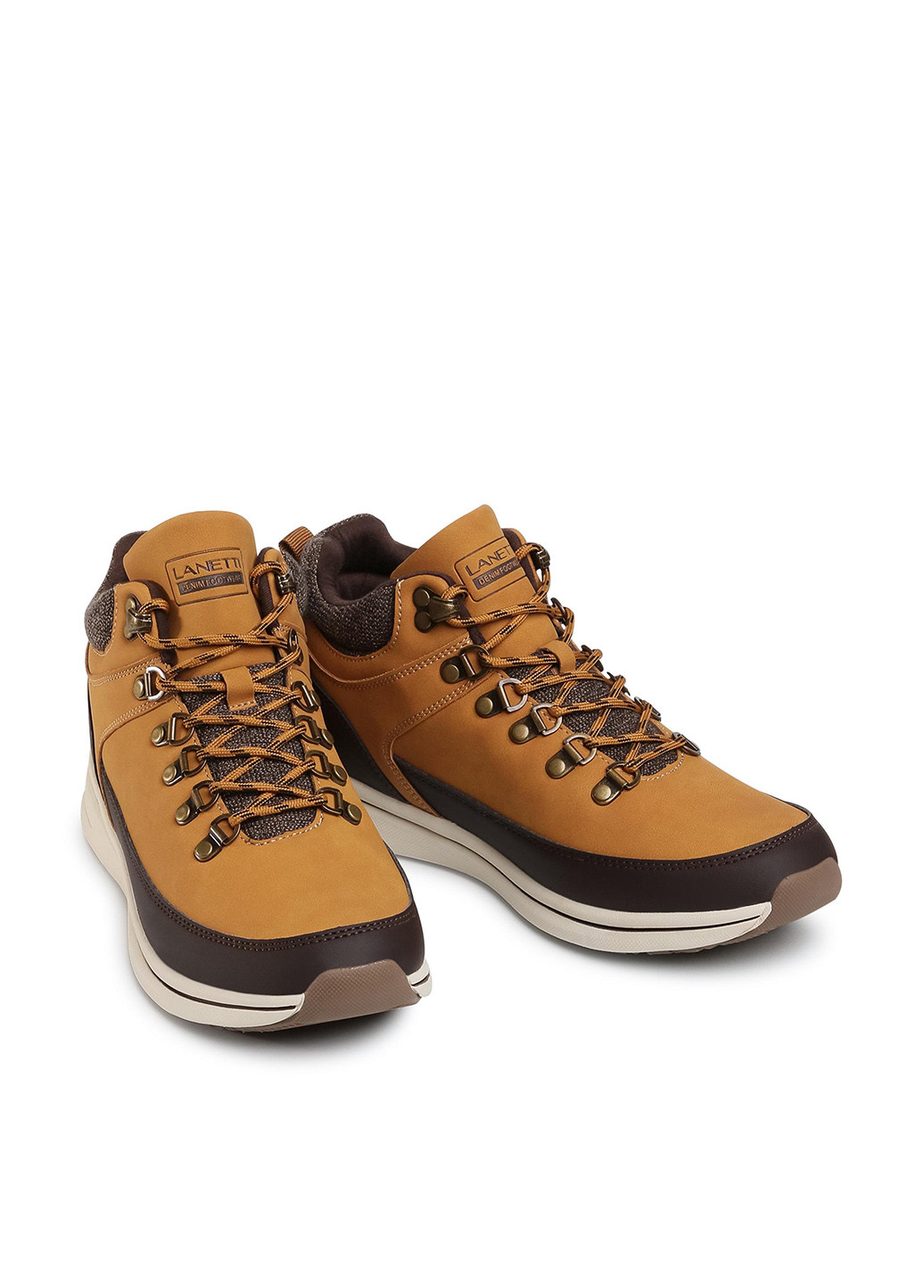 Коричневые осенние черевики mp07-91264-06 Lanetti