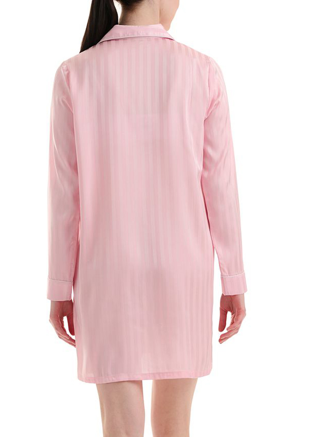 Світло-рожева домашній сукня сукня-сорочка Tommy Hilfiger в смужку