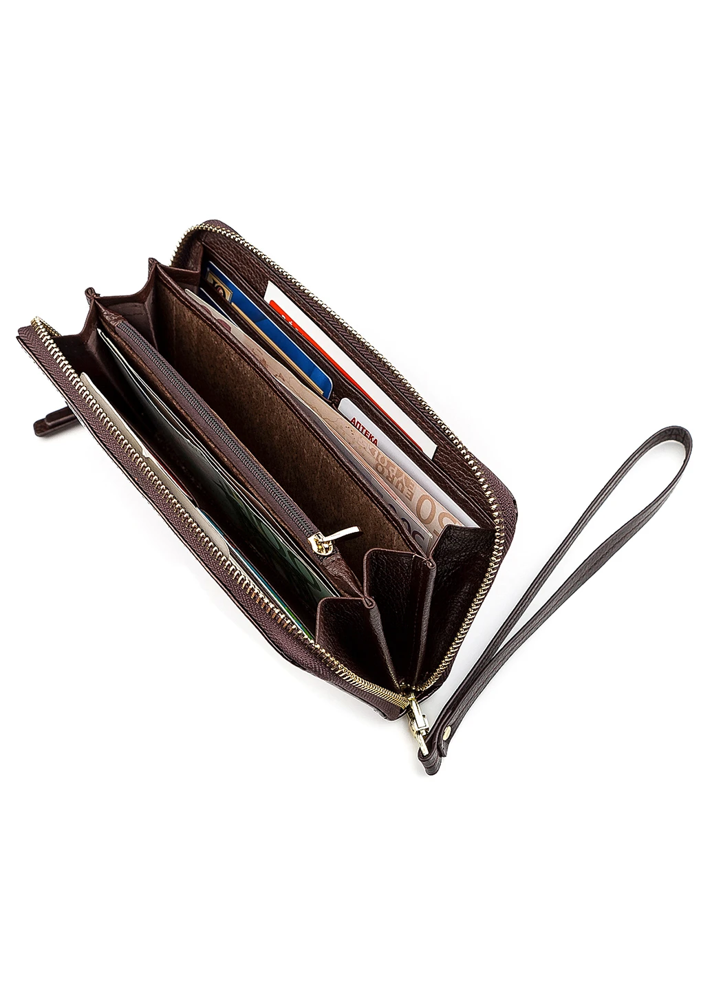 Жіночий шкіряний гаманець 19,5х10х2 см st leather (252131486)