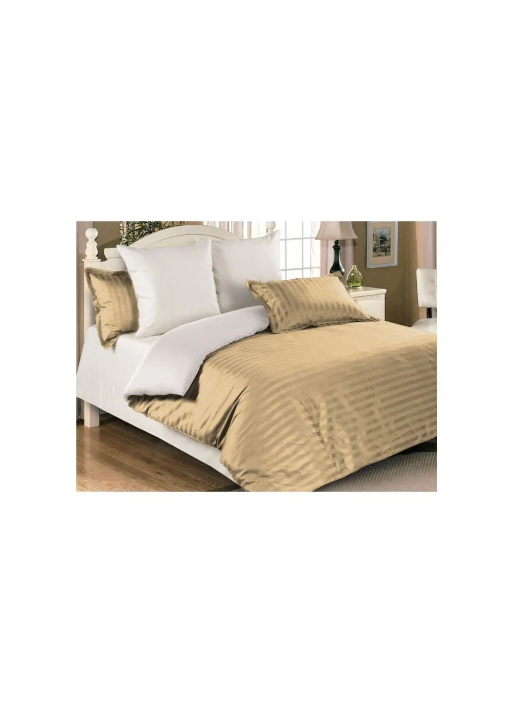 Постільна білизна Сатин Silvian Duet 220х240 - King Size (2200001435537) Mirson (254072128)