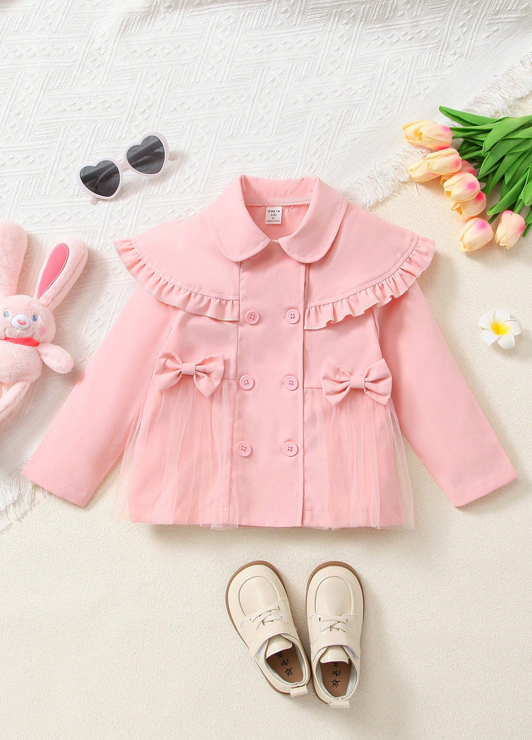 Плащ SHEIN на гудзиках демісезон (342068405)