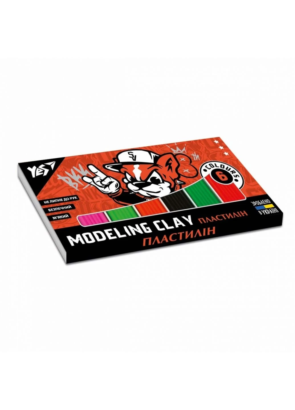 Пластилин Scratch Dog 6 цв 120 г (540604) Yes (254068470)