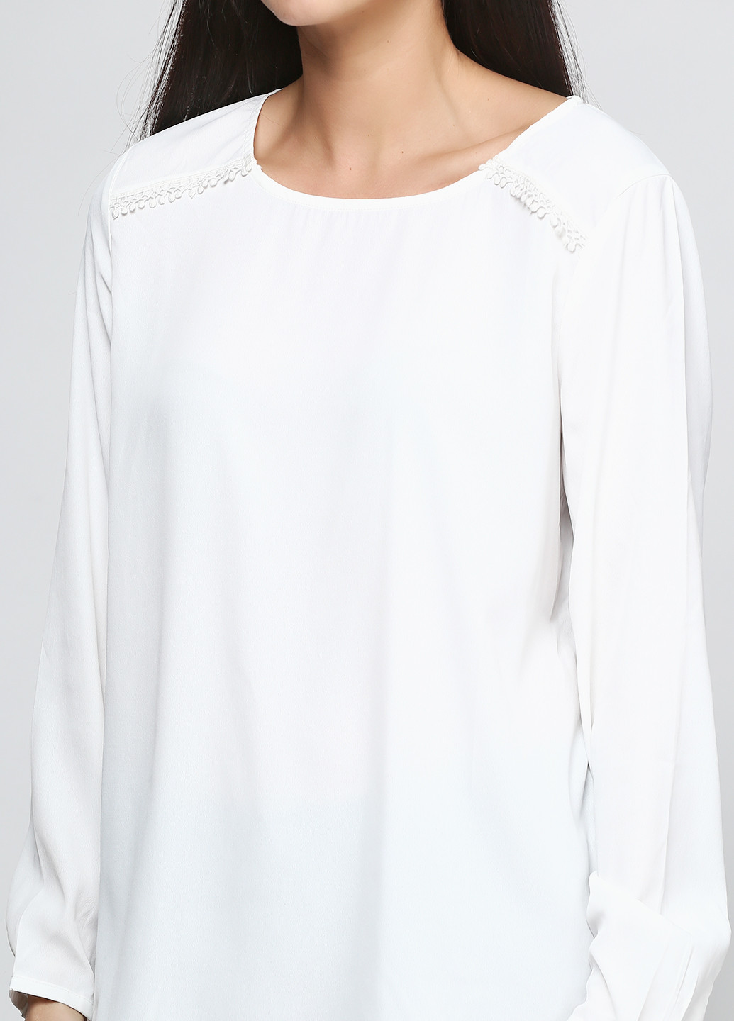 Белая демисезонная блуза Jacqueline de Yong