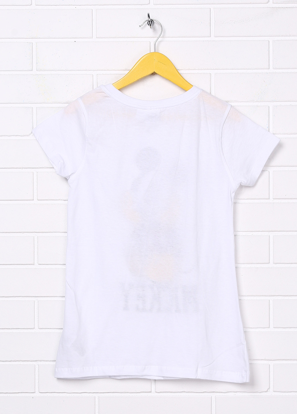 Белая летняя футболка с коротким рукавом Brand