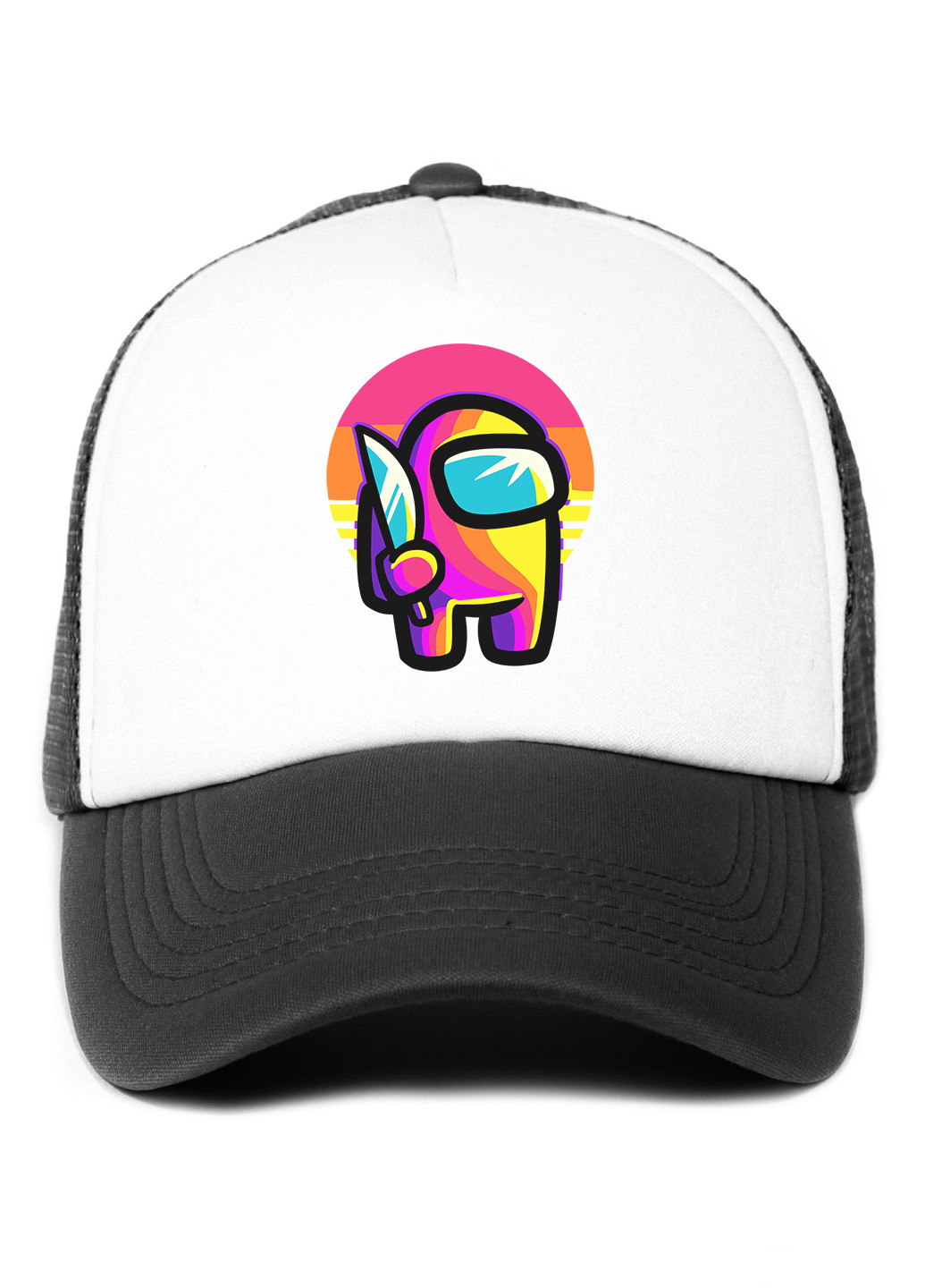 Кепка Тракер детская Амонг Ас Красный (Among Us Red) (33404-2406) MobiPrint (220824400)