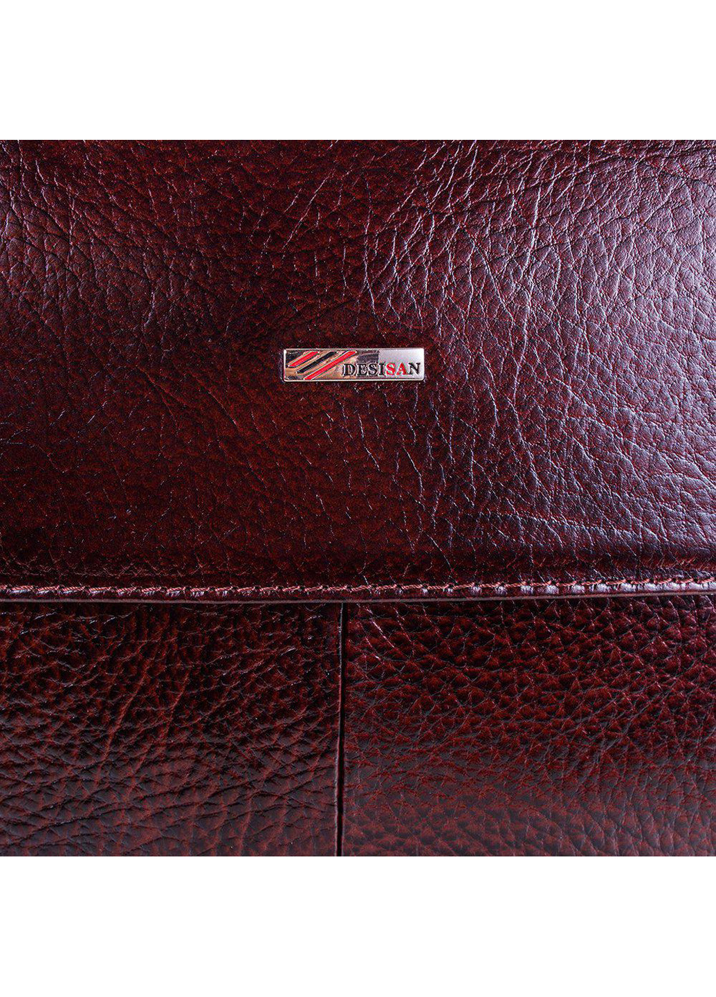 Мужской кожаный портфель 39,5х30х9 см Desisan (195706066)
