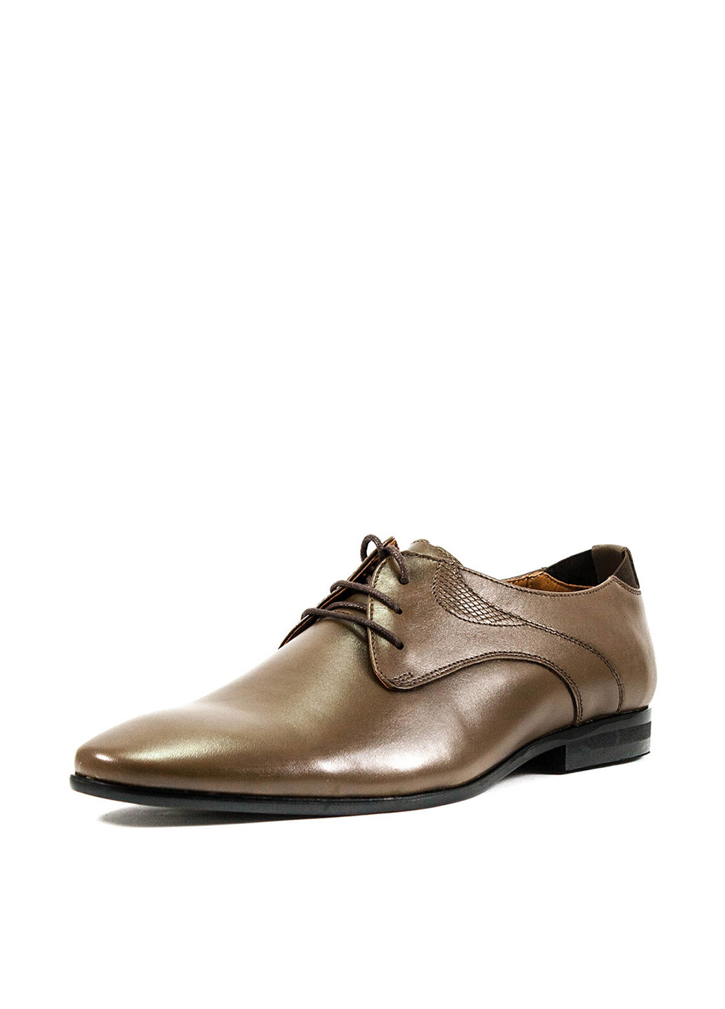 Светло-коричневые классические туфли Mida на шнурках