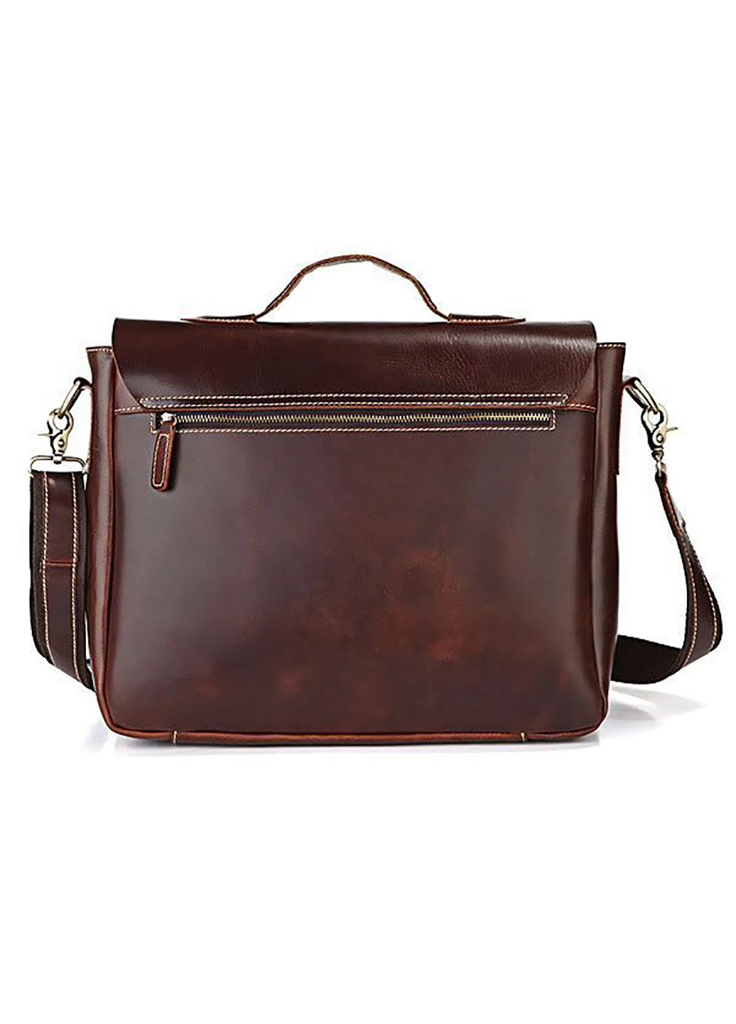 Мужской кожаный портфель 38х31х12 см Vintage (229460964)